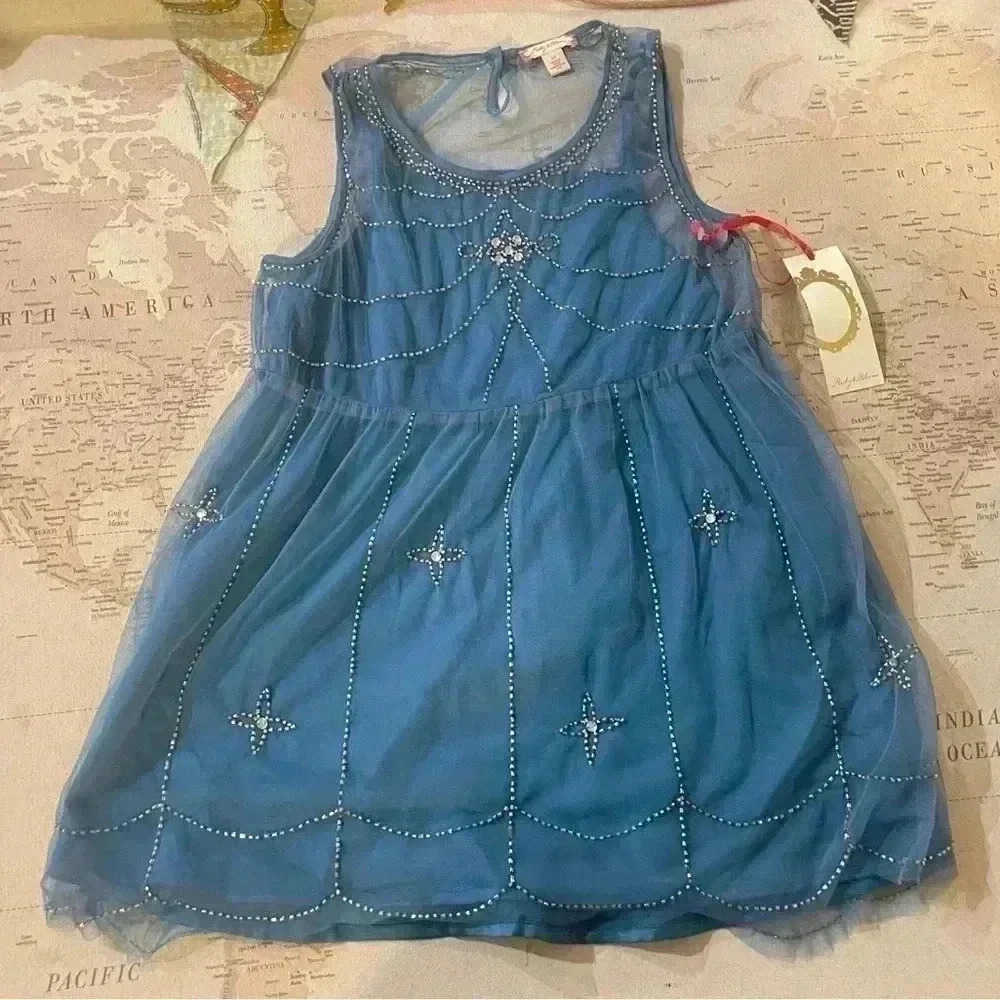 🆕Ruby & Bloom Tulle And Beaded Top Tunic Size 12 - Picture 2 of 9